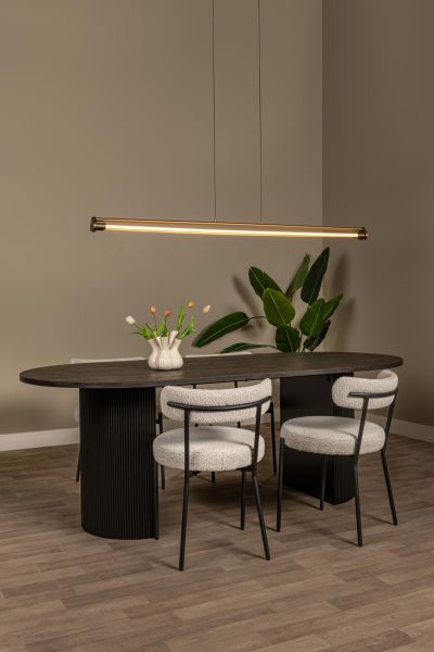Lucide JANDERIN - Pendant light - LED Dim. - CCT - 2x16,5W 2200K/3300K - Hand Wave Sensor - Champagne Color - Vibes